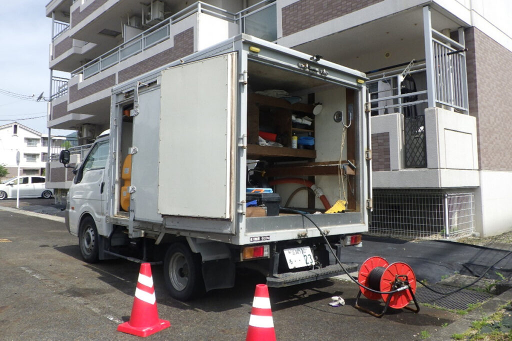 排水管洗浄車